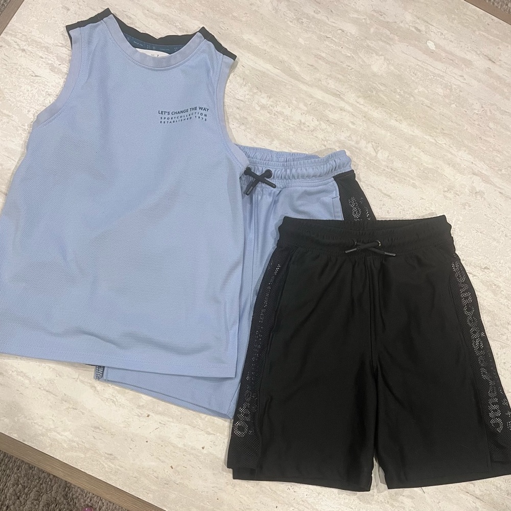 Boys Size 7 - One Tank Top & 2 Shorts Set